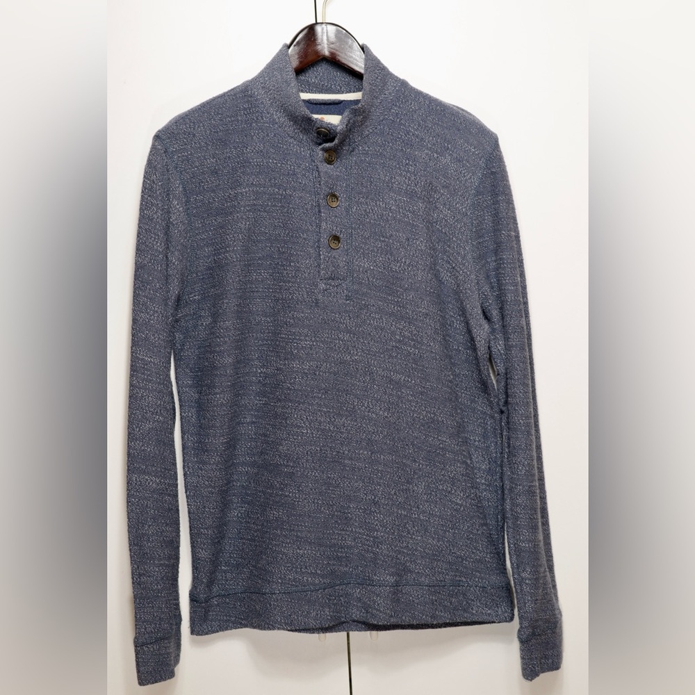 Men's Marine Layer Casual Button Down Shirt - Blue Size Medium